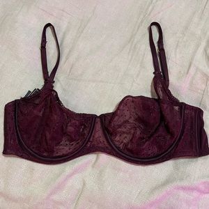 Maroon Victorias Secret 34DD Bra